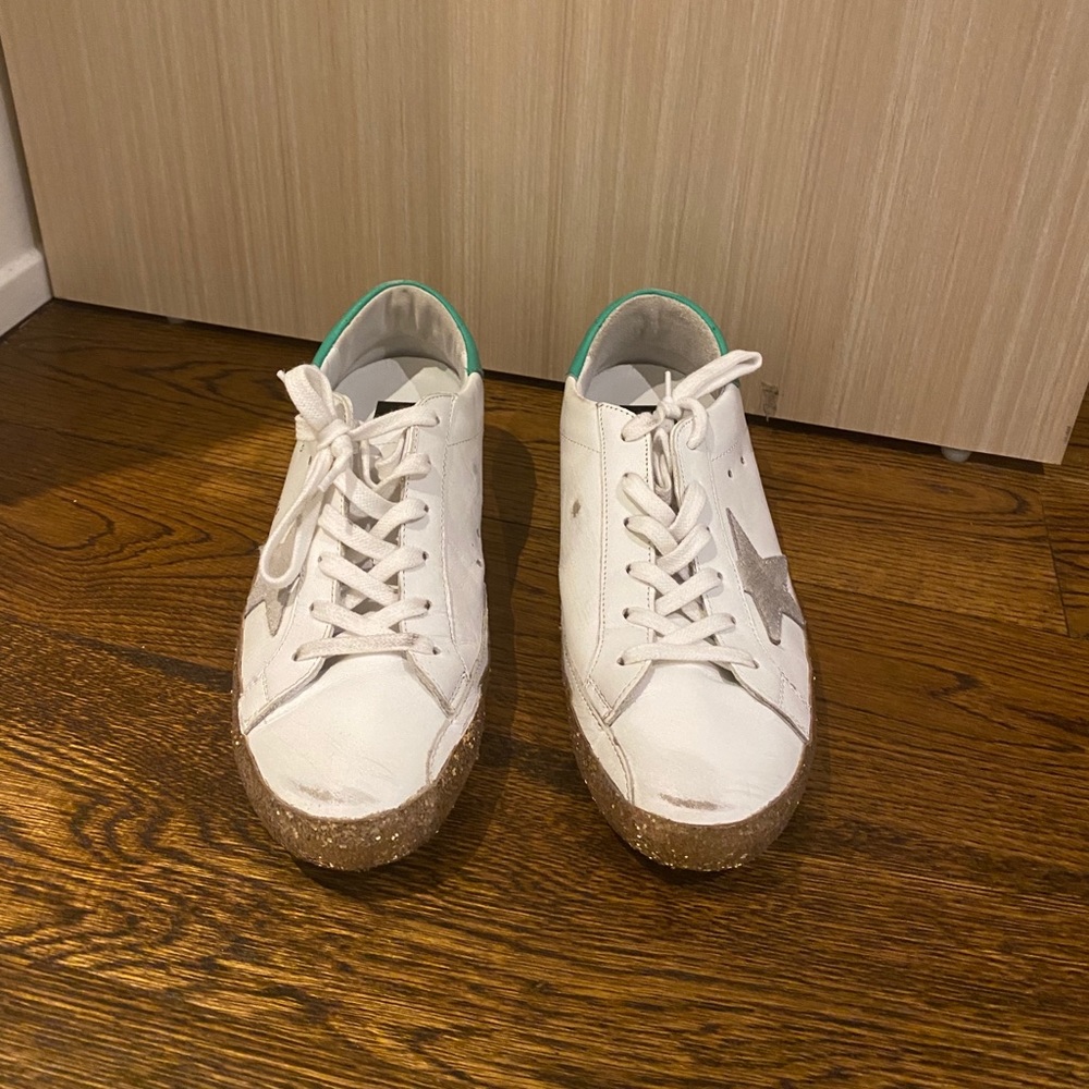 Golden Goose glitter superstar sneakers